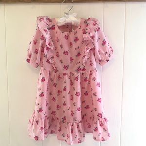Janie and Jack Rose Ruffle Dress
